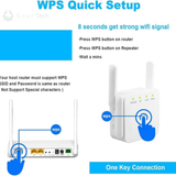 WiFi Booster Dual Band Trådlös Signalförstärkare Carvallo