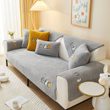 Lovely Cat's Paw Sherpa Fleece Anti-Slip Sofföverdrag Carvallo