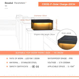 LumiGate Light - Vattentät solcellsgatubelysning för utomhus Carvallo