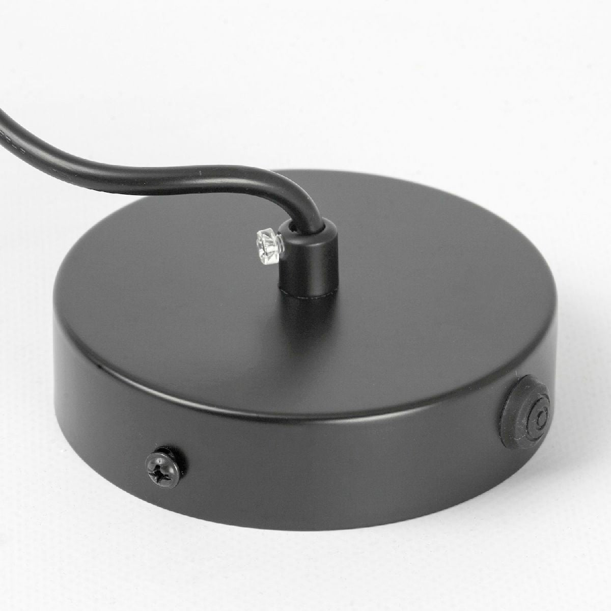 Pendellampa med randig grön glasbas Carvallo