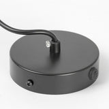 Pendellampa med randig grön glasbas Carvallo