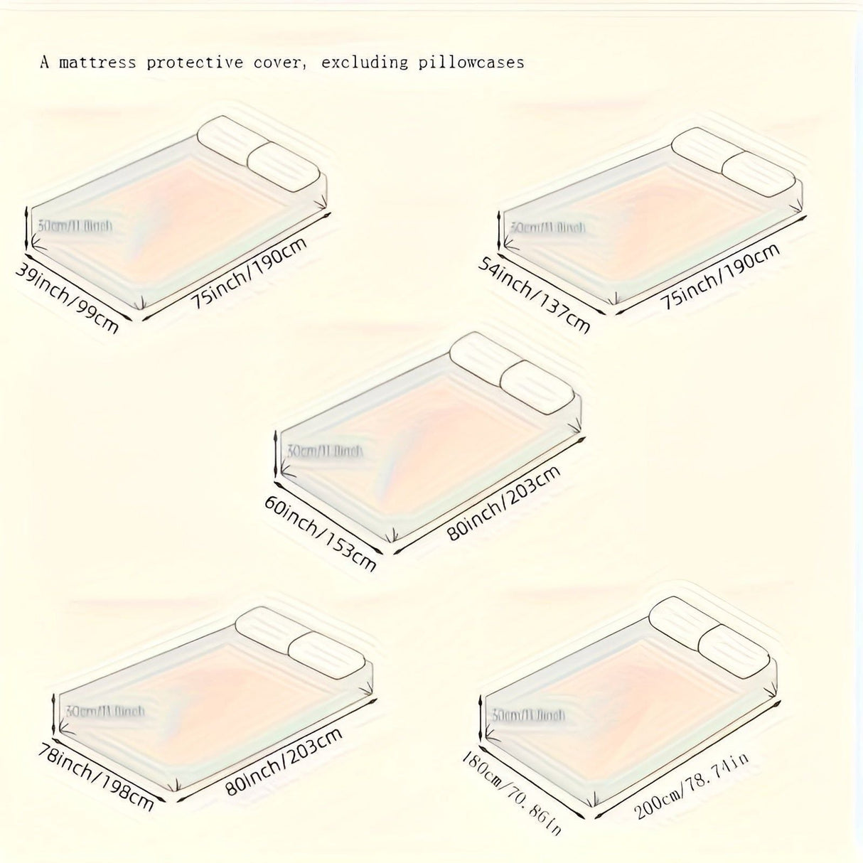 LuxQuilt Madrasskydd - Lyxigt Vadderat Mjölksammet Dammtålig Madrassöverdrag Carvallo