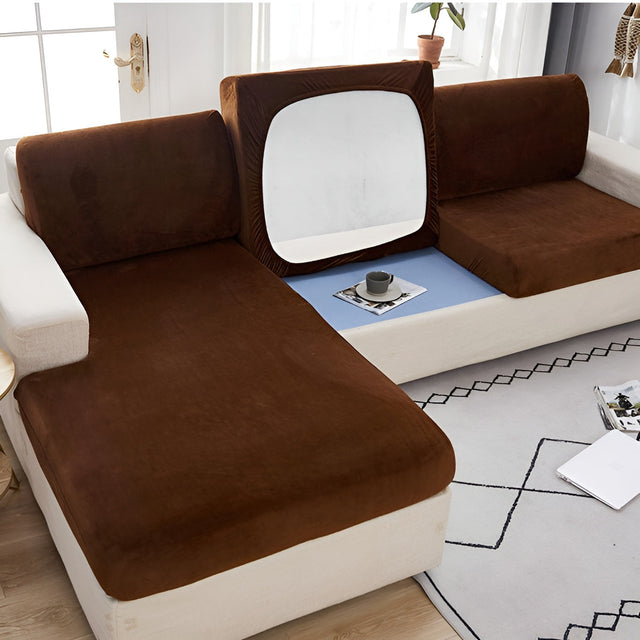 LuxVelvet Sofföverdrag – Stretch Jacquard Överdrag för omedelbar stil & långvarigt skydd Carvallo