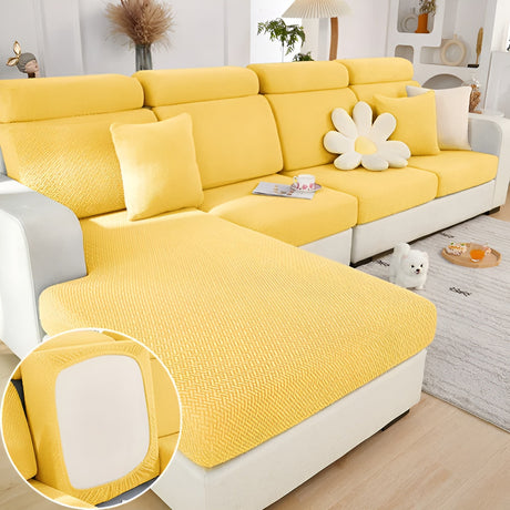 LuxeGuard Sofafodral – 360° Hel skydd med halkskyddsteknik, hållbar och elastisk Carvallo