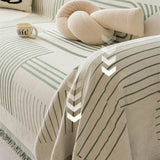 Lyxigt Snöflinga Chenille Sofföverdrag Carvallo