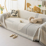 Lyxigt Snöflinga Chenille Sofföverdrag Carvallo