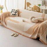 Lyxigt Snöflinga Chenille Sofföverdrag Carvallo