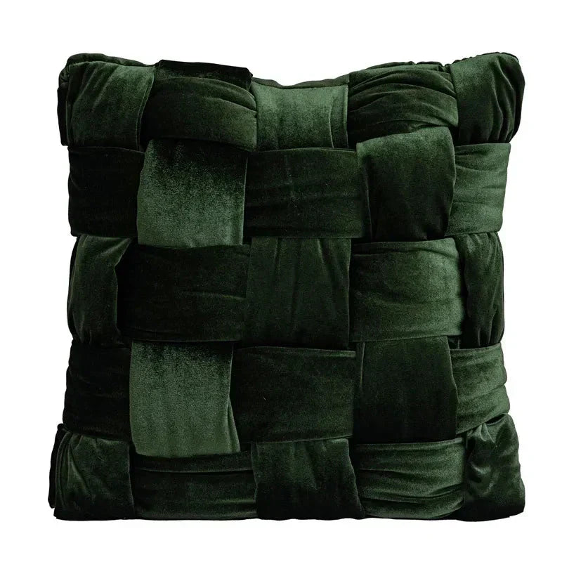 Carvallo – Handknuten Silkevelvet Kuddeöverdrag med Lyxigt Utseende Carvallo