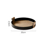 Nordic inspired rattan weave tray Carvallo