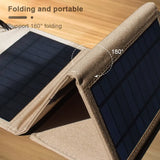Carvallo Solarpanel Solvion FoldCharge | 10.000 mAh Powerbank | 2× USB | 10 W effekt | Utomhus & Resor | Vattentålig Carvallo