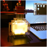 LuxRoyale Minecraft Inspirerad Potion Lampa – Färgväxlande LED Nattlampa med Touchkontroll & USB Uppladdningsbar Carvallo
