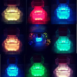 LuxRoyale Minecraft Inspirerad Potion Lampa – Färgväxlande LED Nattlampa med Touchkontroll & USB Uppladdningsbar Carvallo