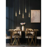 LumaDrop – Kristall Teardrop Taklampa med Elegant Skimmer Hemnix