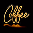 Mailand Kaffe LED Neonskylt – Modernt USB-väggdekoration för kaffeälskare, stilfull accentbelysning Carvallo