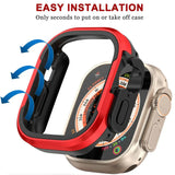 Luxora Heavy Duty Stöttåligt Fodral – Kompatibelt med Apple Watch 3-10 Carvallo