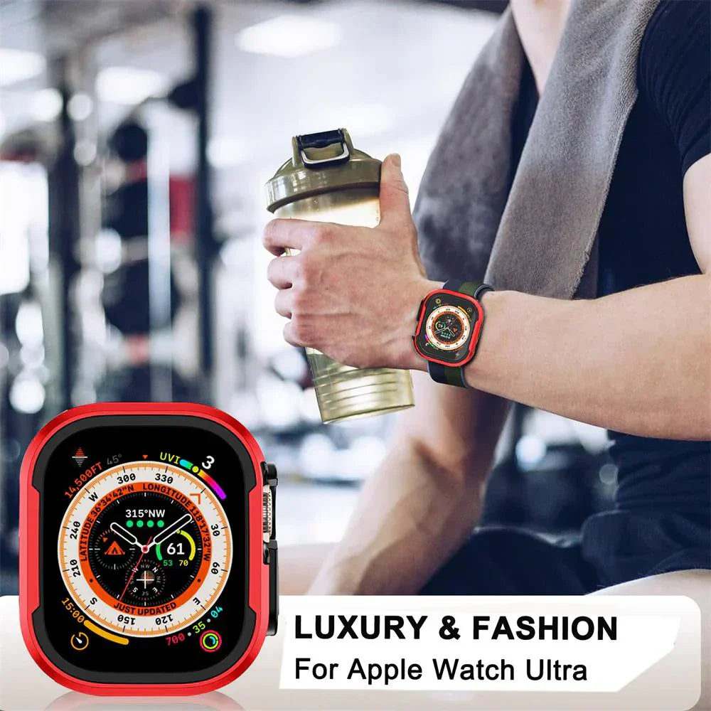 Luxora Heavy Duty Stöttåligt Fodral – Kompatibelt med Apple Watch 3-10 Carvallo