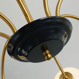 Modern Chrome Kandelaber | Nordisk Glas Taklampa | Nutida Pendellampa | 220V–240V | Brick by Brick Carvallo