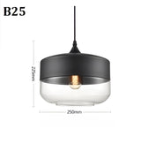 Geometrisk Glas-Pendellampa – Svart & Bärnsten | Stilren Belysning Carvallo