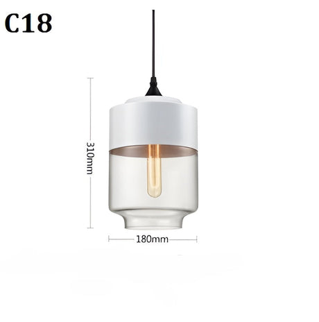 Geometrisk Glas-Pendellampa – Svart & Bärnsten | Stilren Belysning Carvallo
