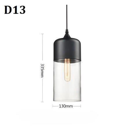 Geometrisk Glas-Pendellampa – Svart & Bärnsten | Stilren Belysning Carvallo