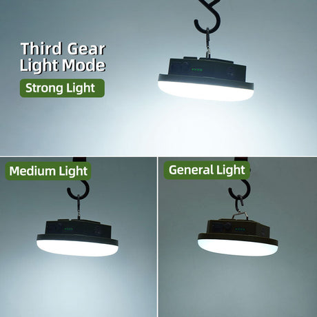 Uppladdningsbar Kraftfull LED Campinglampa – Magnetisk LED Bärbar Tältlampa Carvallo