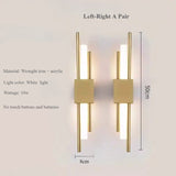 LED Staggered Trådlös Vägglampa – Usb Uppladdningsbar Inomhusbelysning för Modern Hembelysning Carvallo