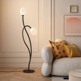 Modern Manta Blomster Golvlampa | 56,3" | Metall & Rotationsformning Design | Brick by Brick Carvallo