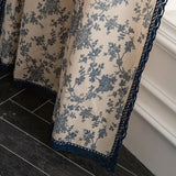 Maribelle Blommig Spetskant Gardin Carvallo