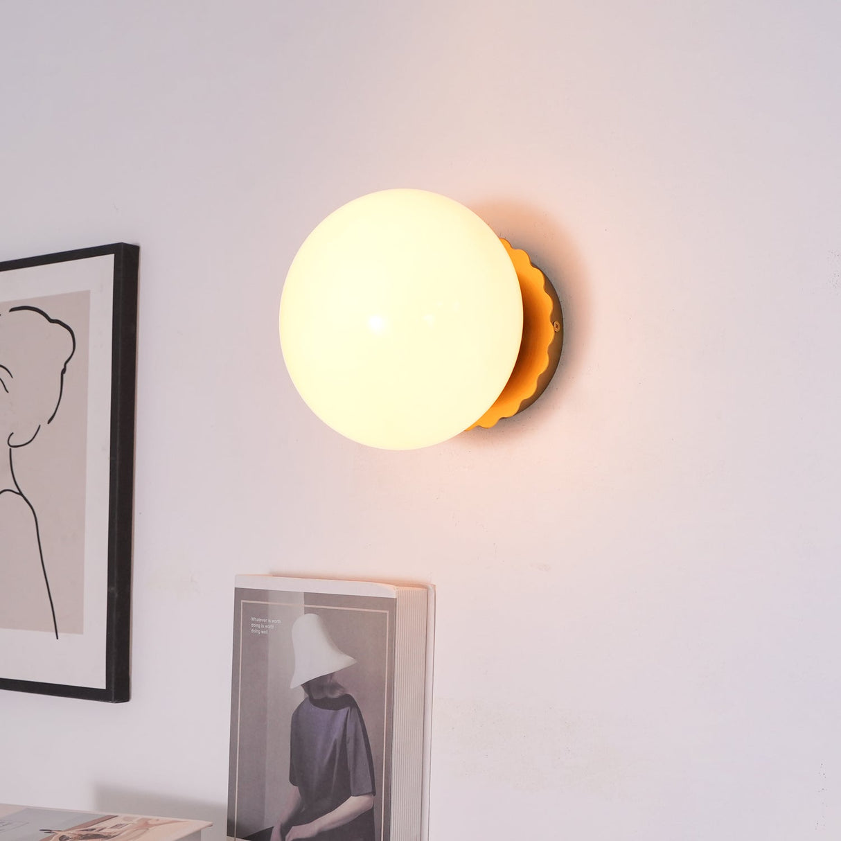 Väggmonterad Marshmallow-lampa – Varm Ambient Belysningsarmatur Carvallo