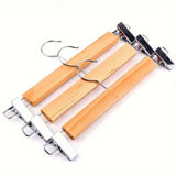 Maxwell Premium Wood Pants Hanger with Clip Carvallo