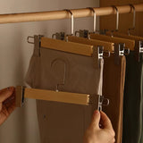 Maxwell Premium Wood Pants Hanger with Clip Carvallo