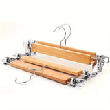 Maxwell Premium Wood Pants Hanger with Clip Carvallo