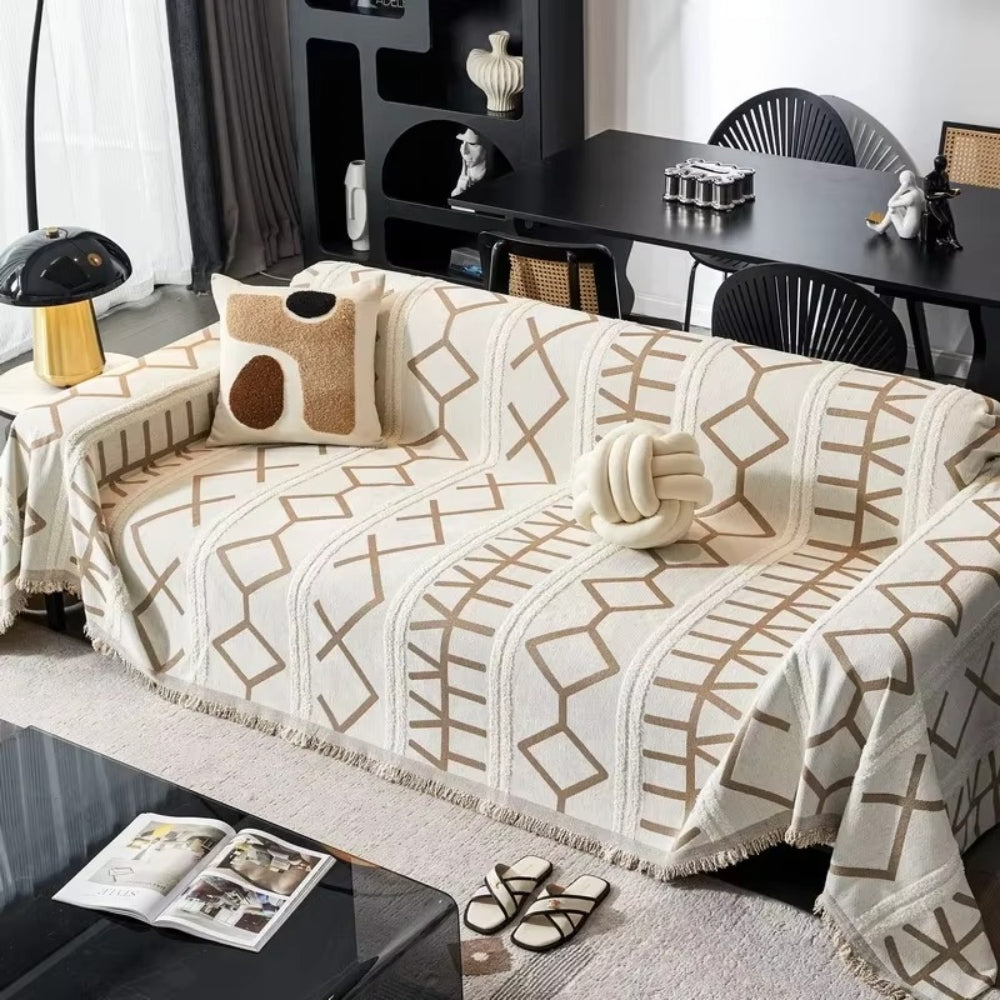 Maze Fyrsäsong Chenille Soffaöverdrag Carvallo