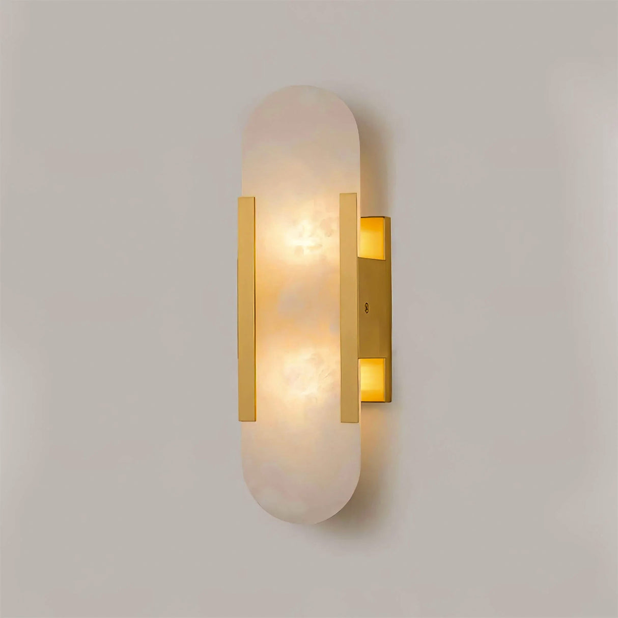 Högkvalitativ Alabaster Vägglampa med Modern Design Carvallo