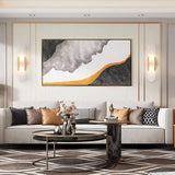 Högkvalitativ Alabaster Vägglampa med Modern Design Carvallo