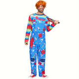 Skrämmande Halloweenkostym för män – Hemsökt mördare Skräckdräkt MILA Sverige