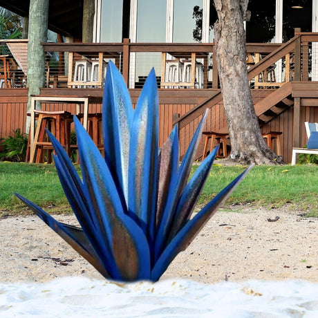 Agave Americana Metall Dekorativ Växt Carvallo