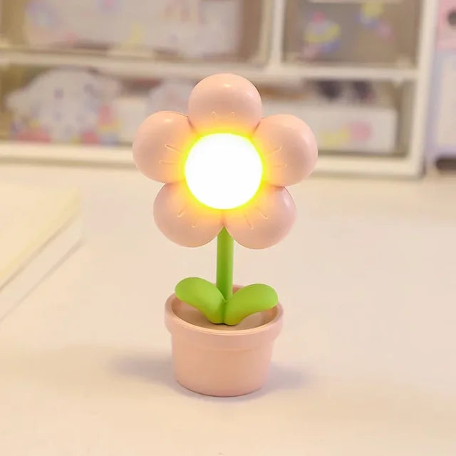 Blomma Bordslampa - Liten Blomsterdesign för Mjuk Ambient Belysning Carvallo
