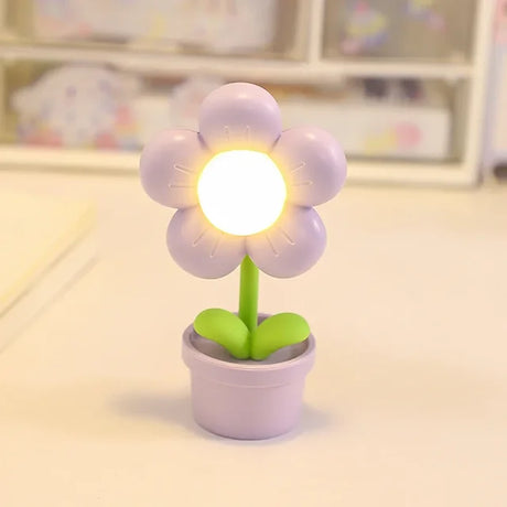 Blomma Bordslampa - Liten Blomsterdesign för Mjuk Ambient Belysning Carvallo