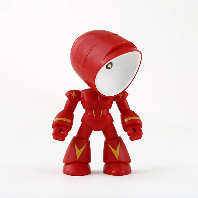 RoboGlow – Söt Robot Skrivbordslampa med LED för Barnrum & Kontor Carvallo
