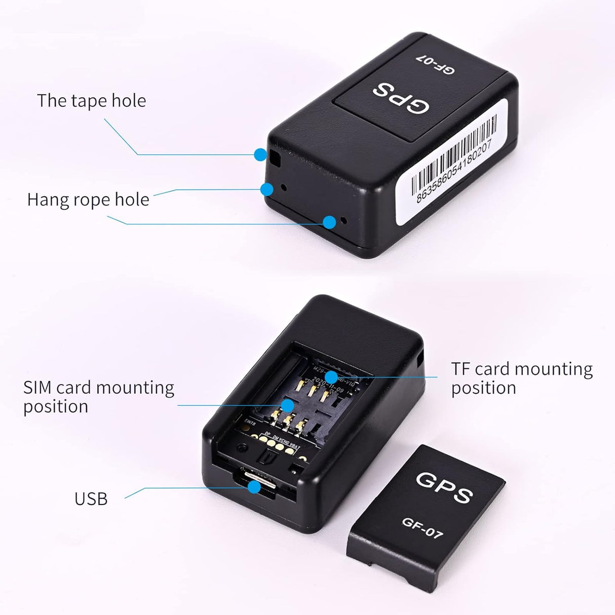 Mini GPS Bil Tracker Carvallo