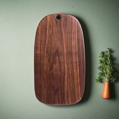 LuxRoyale Valnötsträ Skärbräda - Rustik & Hållbar Skär yta för Kök Carvallo