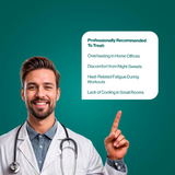 Carvallo Mini Luftkylare med PolarWave-teknologi | Extremt Tyst & Uppladdningsbar | Bärbar & Energibesparande | För Kontor, Sovrum & På Färden Carvallo