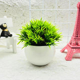 Minimalistisk konstgjord boxwood bonsai kruka dekoration Carvallo