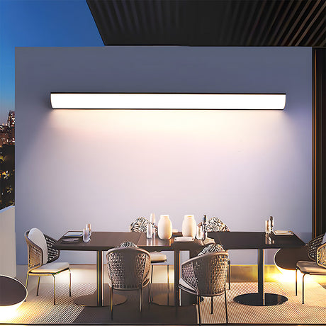Utomhus LED Vägglampa | 23.6–59 x 2 tum | Minimalistisk Aluminium & PVC | IP65 Vattentät | Energisparande Armatur | Brick by Brick Carvallo