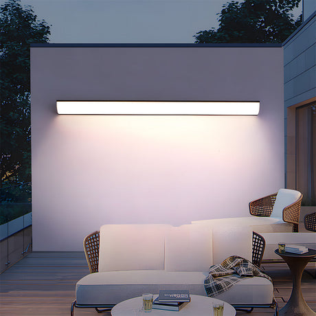 Utomhus LED Vägglampa | 23.6–59 x 2 tum | Minimalistisk Aluminium & PVC | IP65 Vattentät | Energisparande Armatur | Brick by Brick Carvallo
