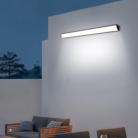 Utomhus LED Vägglampa | 23.6–59 x 2 tum | Minimalistisk Aluminium & PVC | IP65 Vattentät | Energisparande Armatur | Brick by Brick Carvallo