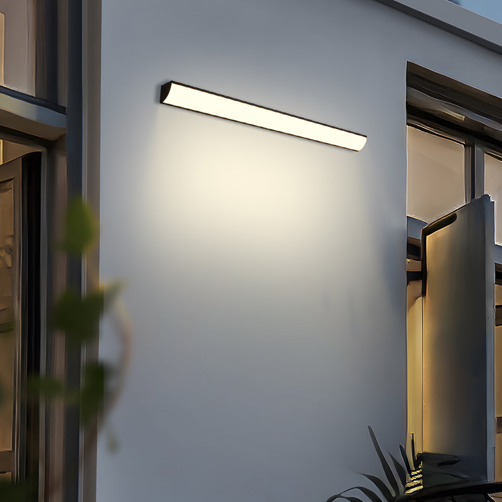 Utomhus LED Vägglampa | 23.6–59 x 2 tum | Minimalistisk Aluminium & PVC | IP65 Vattentät | Energisparande Armatur | Brick by Brick Carvallo