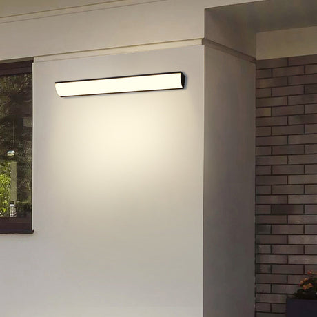 Utomhus LED Vägglampa | 23.6–59 x 2 tum | Minimalistisk Aluminium & PVC | IP65 Vattentät | Energisparande Armatur | Brick by Brick Carvallo