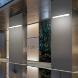 Utomhus LED Vägglampa | 23.6–59 x 2 tum | Minimalistisk Aluminium & PVC | IP65 Vattentät | Energisparande Armatur | Brick by Brick Carvallo